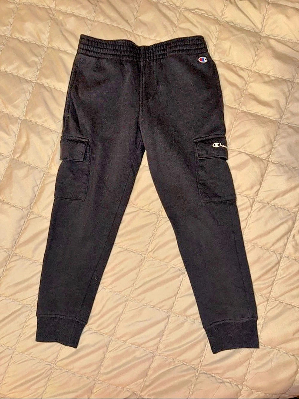 Champion Fleece Cargo Sweatpants Kids Black